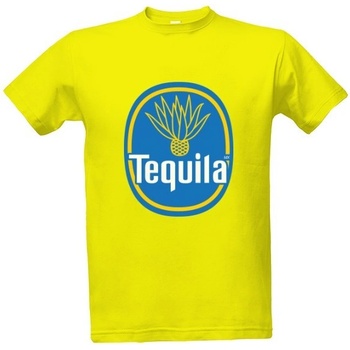 Tričko s potiskem Banana tequila pánské žlutá