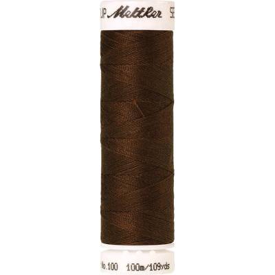 Nitě SERALON 100m na univerzální šití, polyester AMANN Mettler - více barev 6677: 1320 světle hnědá
