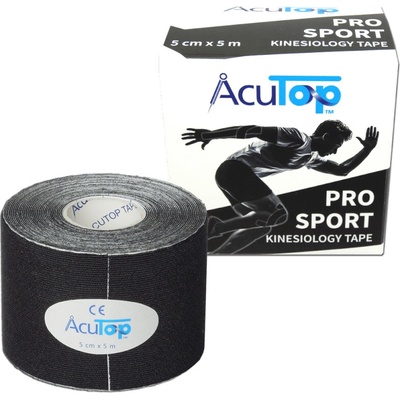 AcuTop Pro Sport Kinesiology Tape černá 5 cm x 5 m