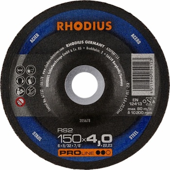 Rhodius Brusný kotouč 150 x 4,0 x 22,23 mm 205678