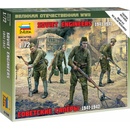 ZVEZDA Wargames WWII figurky 6108 Soviet Engineers WWII 1:72