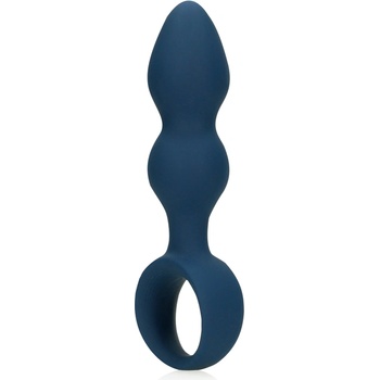 ostatní Анален плъг във формата на капка - Среден - Балтийско синьо