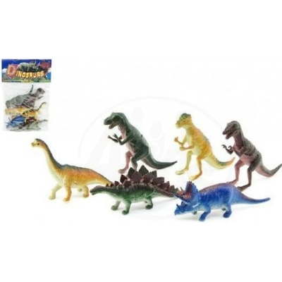Teddies Dinosaurus plast 19 cm 6 ks v sáčku