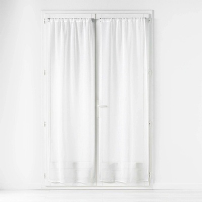 Douceur d'intérieur Sada dvou záclon CARLIN, 70 x 200 cm, bílé bílý