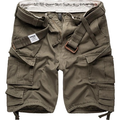 Šortky Surplus Raw Vintage Division olive green