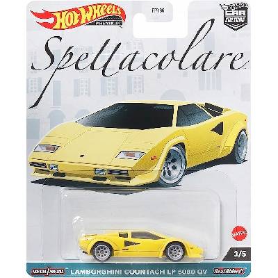 Mattel Lamborghini Countach LP 5000 QV Nádherný Hot Wheels Premium 1:64