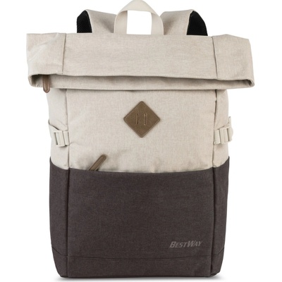 Batoh Bestway city roll-top 40327-1627 béžová 19 l