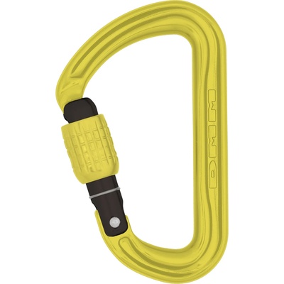 DMM Заключващ се карабинер Dmm Shadow Locking carabiner - Lime - размер Screwgate (322-0036-1011)