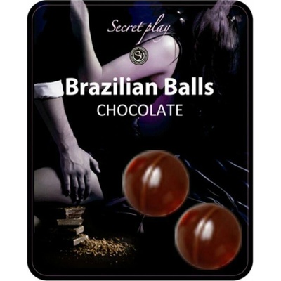 Secret Play Brazilian Balls Chocolate 2 ks