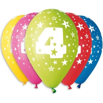 Globos Balónky s číslem 4