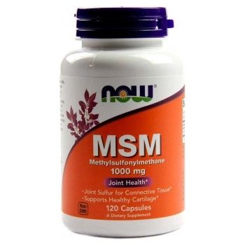 Now Foods MSM Methylsulfonylmethan 1000 mg 120 kapsúl