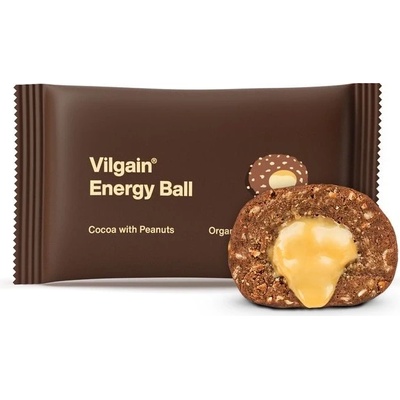 Vilgain Energy Ball BIO kakao s arašídovým máslem 30 g – Zboží Dáma