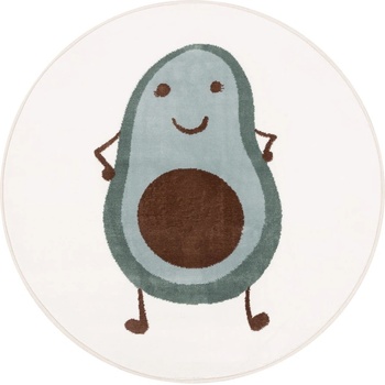 FD Детски килим в цвят мента и слонова кост ø133 cm Avocado Mint - FD (5901760427821)