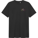 DEDICATED Мъжка тениска DEDICATED T-Shirt Stockholm Small Paper Cut Bike T-shirt - Black - размер XL (216-5503-0115)