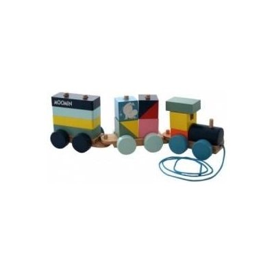 Cass film Wooden train blocks 23el Moomins