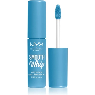 NYX Cosmetics Smooth Whip Matte Lip Cream кадифено червило с изглаждащ ефект цвят 21 Blankie 4ml