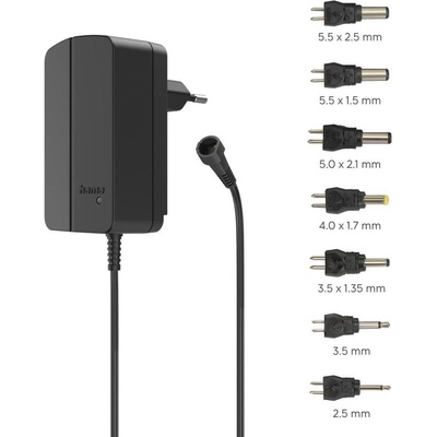 Hama Универсално захранване, регулируемо, 1500mA, 24W, max. 24V, 7 адаптера (HAMA-223616)