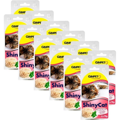 Gimborn GimCat ShinyCat пиле + рак 24 x 70 г