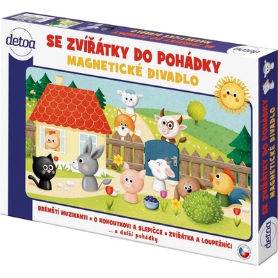 Magnetické divadlo so Zvieratkami do rozprávky