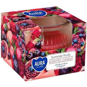 BISPOL Ароматна свещ Bispol Aura - Summer Fruits, 80 g (sn69-405)