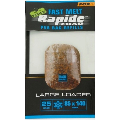FOX Náhradné PVA vrecká Edges Rapide Load PVA Bag Fast Melt Refills 85 x 140 mm 25ks