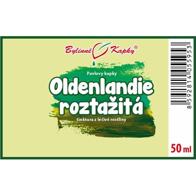 Bylinné kapky Oldenlandie roztažitá TCM Pavlovy bylinné kapky tinktura 50 ml