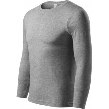 Malfini Heavy V-neck 111 tmavě šedý melír