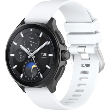 PROTEMIO 71824 SILICONE Vymeniteľný remienok pre Xiaomi Watch S3 biely