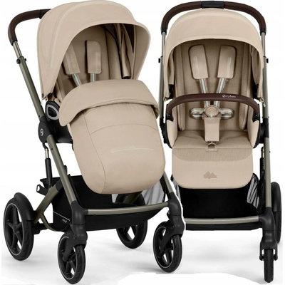 Cybex Talos Sport S Lux 2.0 hliníkový Almond Beige 2026