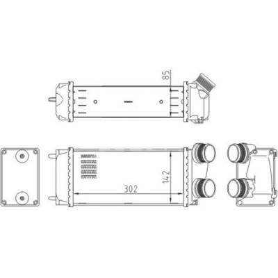 Chladič turba HART 612 534 (612534)