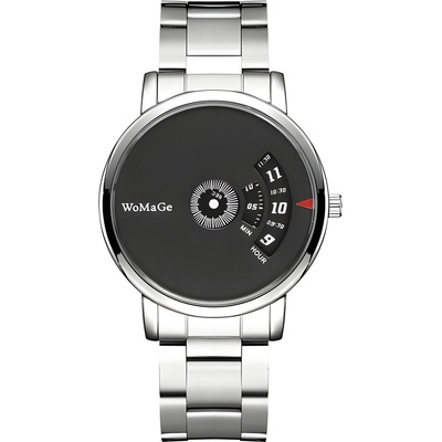 WoMaGe Часовник ow-22631 - Сребристо / Черно kp22631