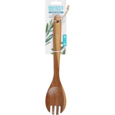 BAKER'S SECRET Lyžica na šalát drevená 33 cm BS40180