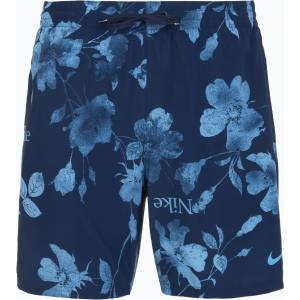 Nike Мъжки бански шорти Nike Fine Floral 7" Volley midnight navy