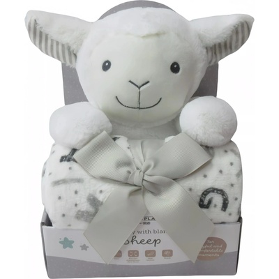 Freeon Одеяло с играчка Freeon Free2Play - Овца, 90 x 75 cm (85888)
