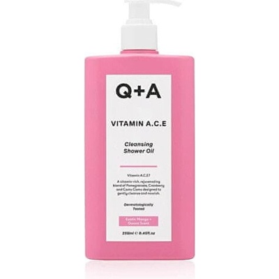 Q+A sprchový olej s vitamínem A C a E 250 ml
