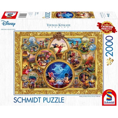 SCHMIDT Koláž: Mickey a Minie 2000 dílků