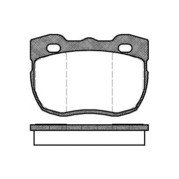 Sada brzdových platničiek kotúčovej brzdy REMSA 0267.00