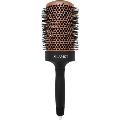Glamot Ionic Ceramic Round Brush 65 mm bronzová-čierna