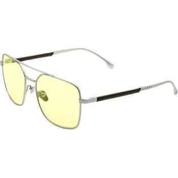 GUNNAR Геймърски очила GUNNAR White Wolf, Aviator, Steel/Umber рамка, Amber лещи, Защита срещу UV и синя светлина, Универсални - WIT-WLF01 (WIT-WLF01)