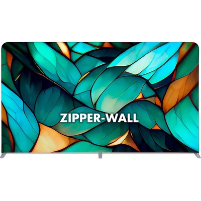 Jansen Display Zipper-Wall Straight Basic 400 x 230 cm, 4004 x 2300 mm