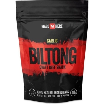 MASOHERE Hovězí biltong česnek 40 g