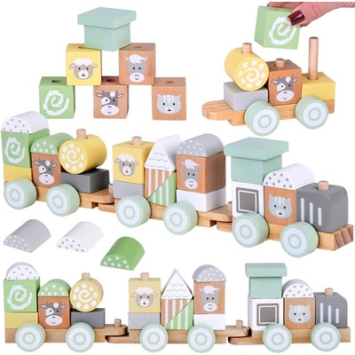 Joko vláčik s kockami