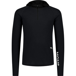 Mons Royale Мъжко мериносово термобельо Mons Royale Temple Merino Long Sleeve Hood Merino longsleeve - Black - размер XL (015-2333-0114)