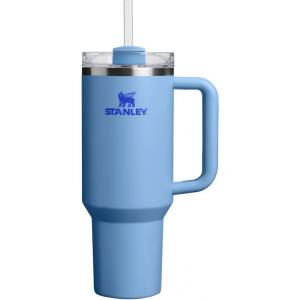 STANLEY Син термос със сламка от неръждаема стомана 1, 18 l Quencher H2. O FlowState Tumbler Blue Sky - Stanley (100000148126)