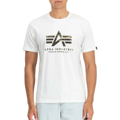 Alpha Industries Basic Big Logo Effect Print White