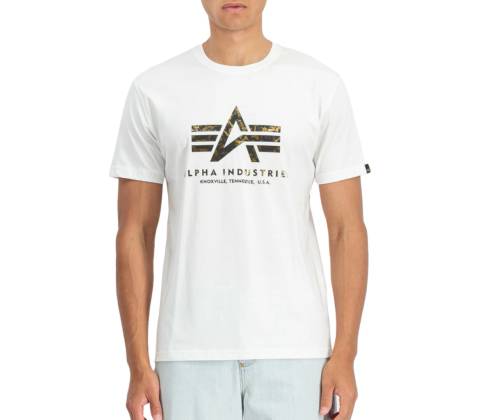 Alpha Industries Basic Big Logo Effect Print White