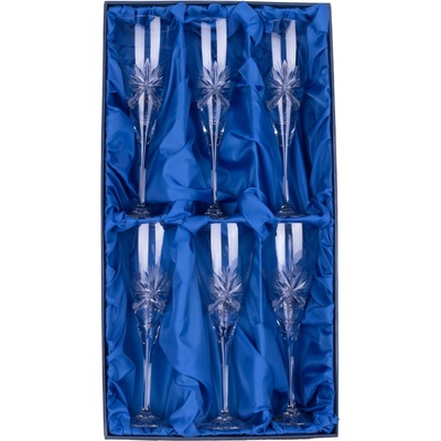ONTE CRYSTAL Broušené sklenice na červené víno Mašle Počet sklenic 6 sklenic v dárkové sadě 310 ml