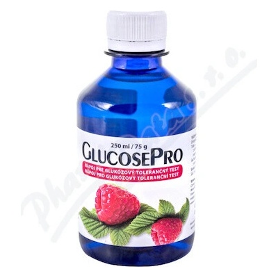 GlucosePro 75 g- FH Nápoj pre glukózový tolerančný test Malina 250 ml