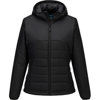 Portwest S613 Professional Women's Hooded Insulated Baffle POR-S613BKRL černá