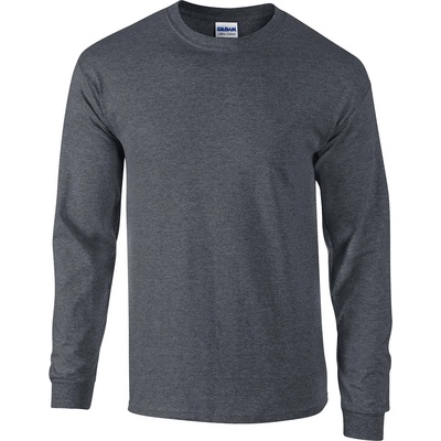 Gildan tričko s dlouhým rukávem Ultra 2400 Dark Heather